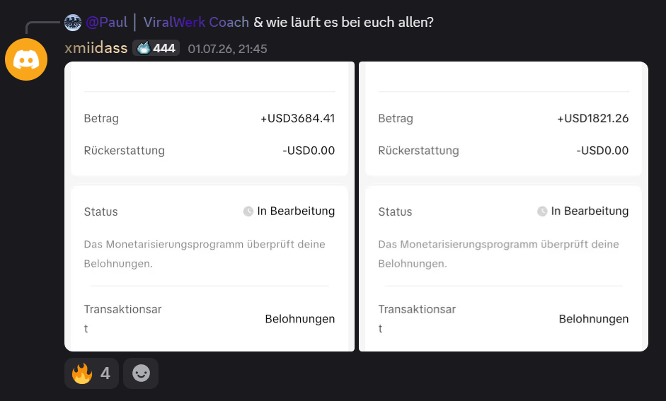 Top-Ergebnis: 5.505 $ Creator Rewards